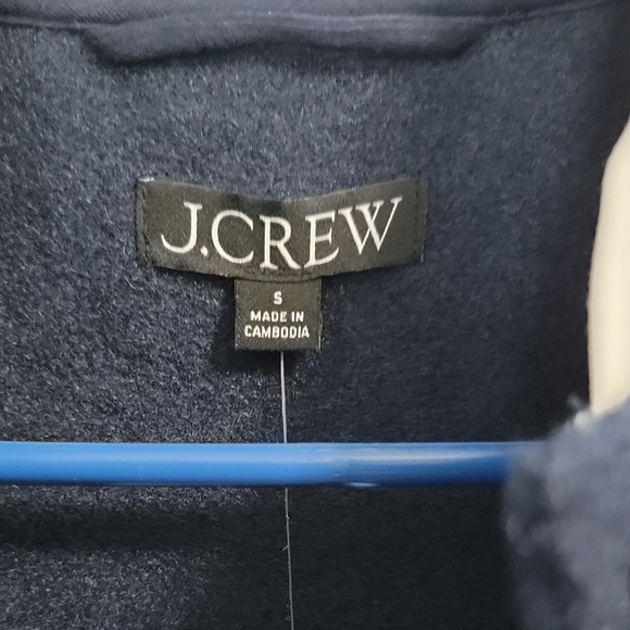 Nwt .J. Crew Womens Dark Blue Varsity Jacket - Picture 2 of 5